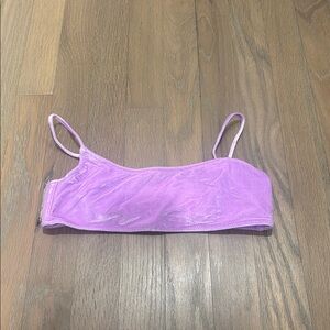TRIANGL Purple Bikini Top